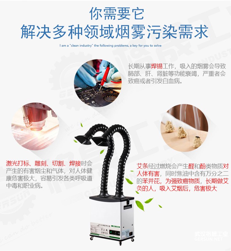 焊錫煙霧凈化器